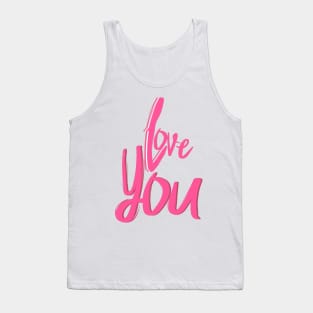 Valentine&#39;s Day Love You Tank Top